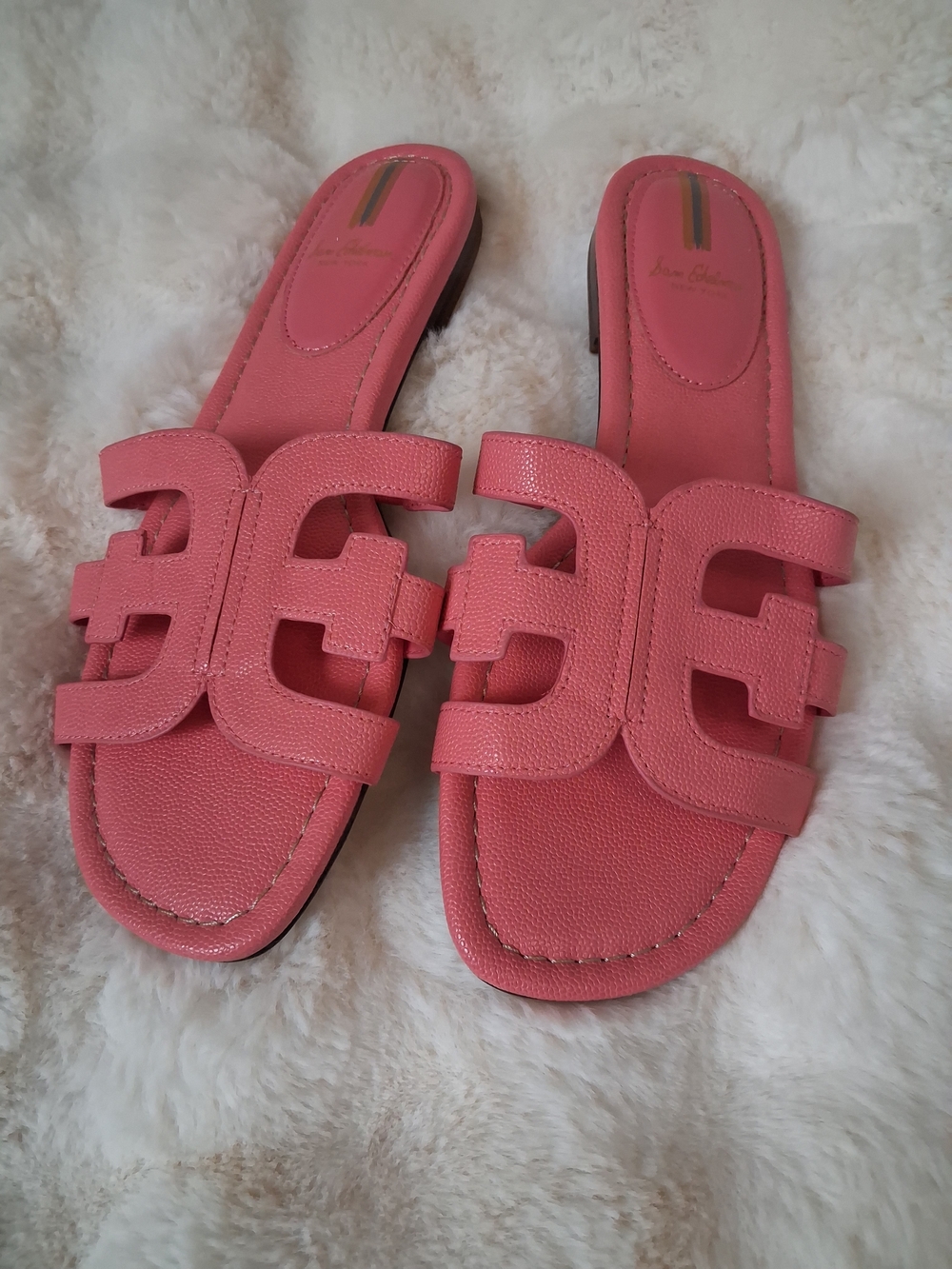 Sam Edelman Bay Pink Slide Sandals